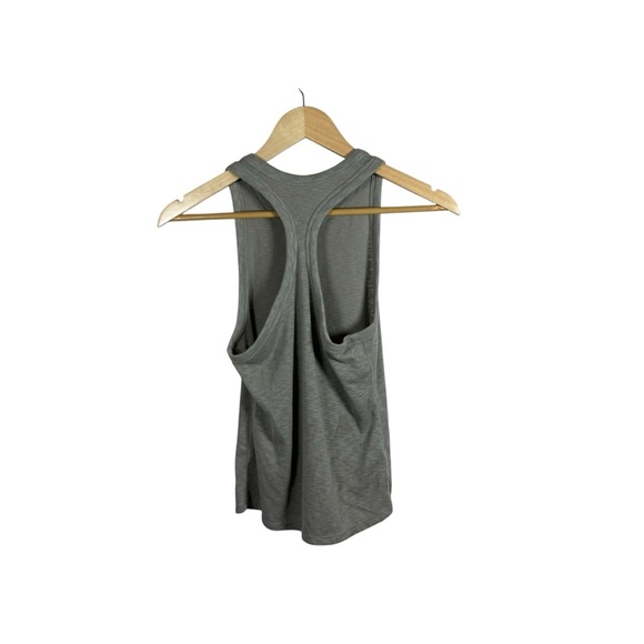 Vuori Women’s Sunrise High Neck Ribbed Tank in Dune Grey Size XS - Picture 11 of 11